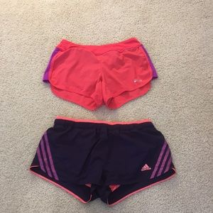 Women’s shorts lot ADIDAS ASICS like new small